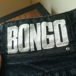 "BONGO" STRAIGHT LEG ALL BLACK DENIM